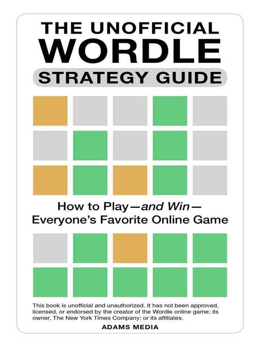 Title details for The Unofficial Wordle Strategy Guide by Adams Media - Wait list